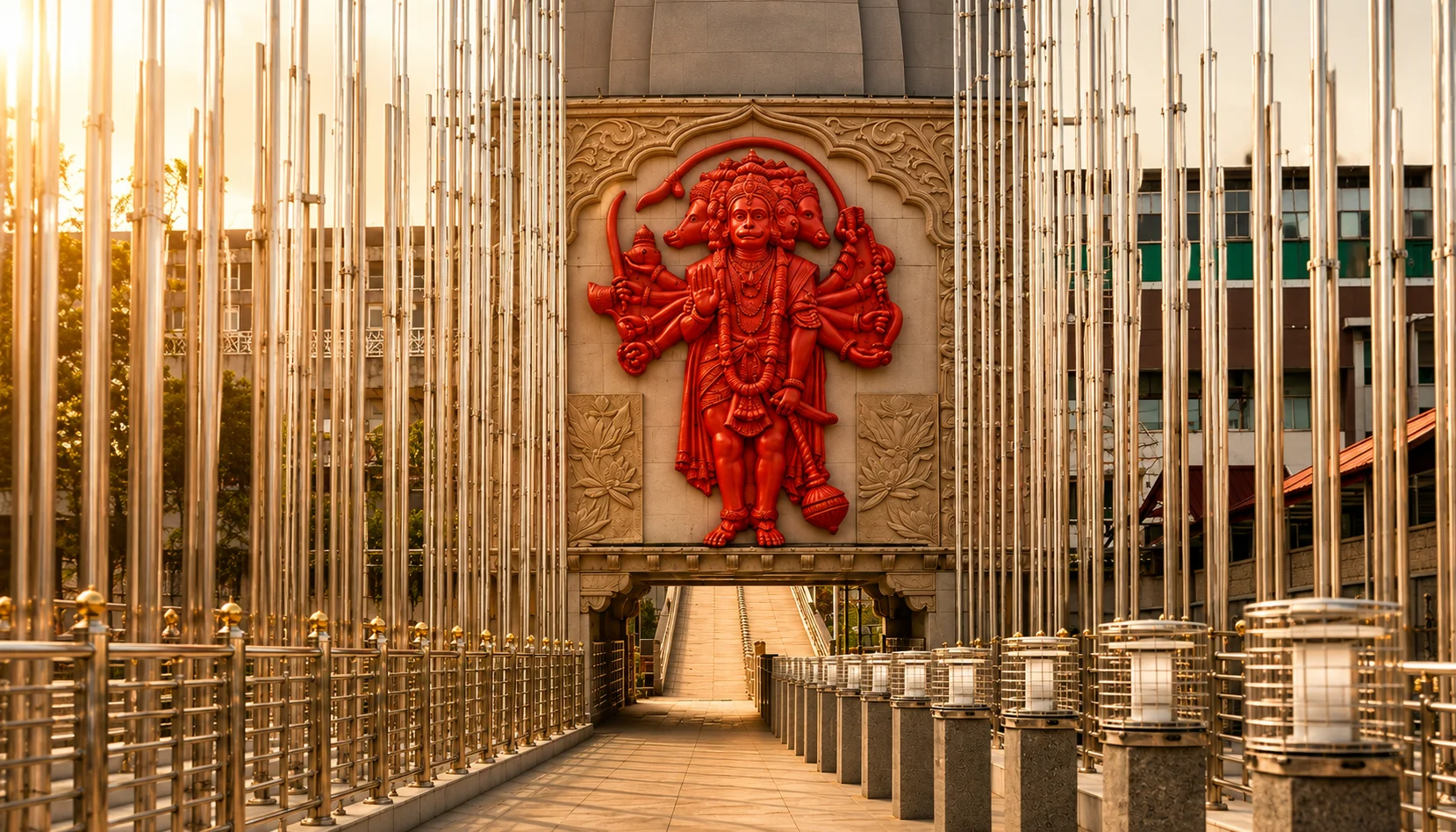 The Hanuman Setu — Stands on the Banks of the Ganga in Rishikesh