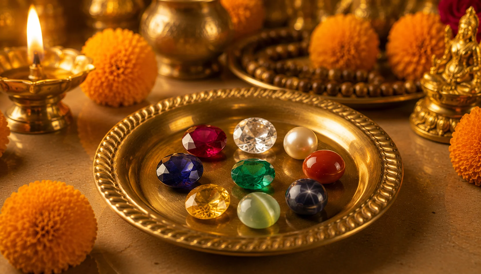 Navratna Gemstones: Rules for Wearing the 9 Sacred Gemstones Together