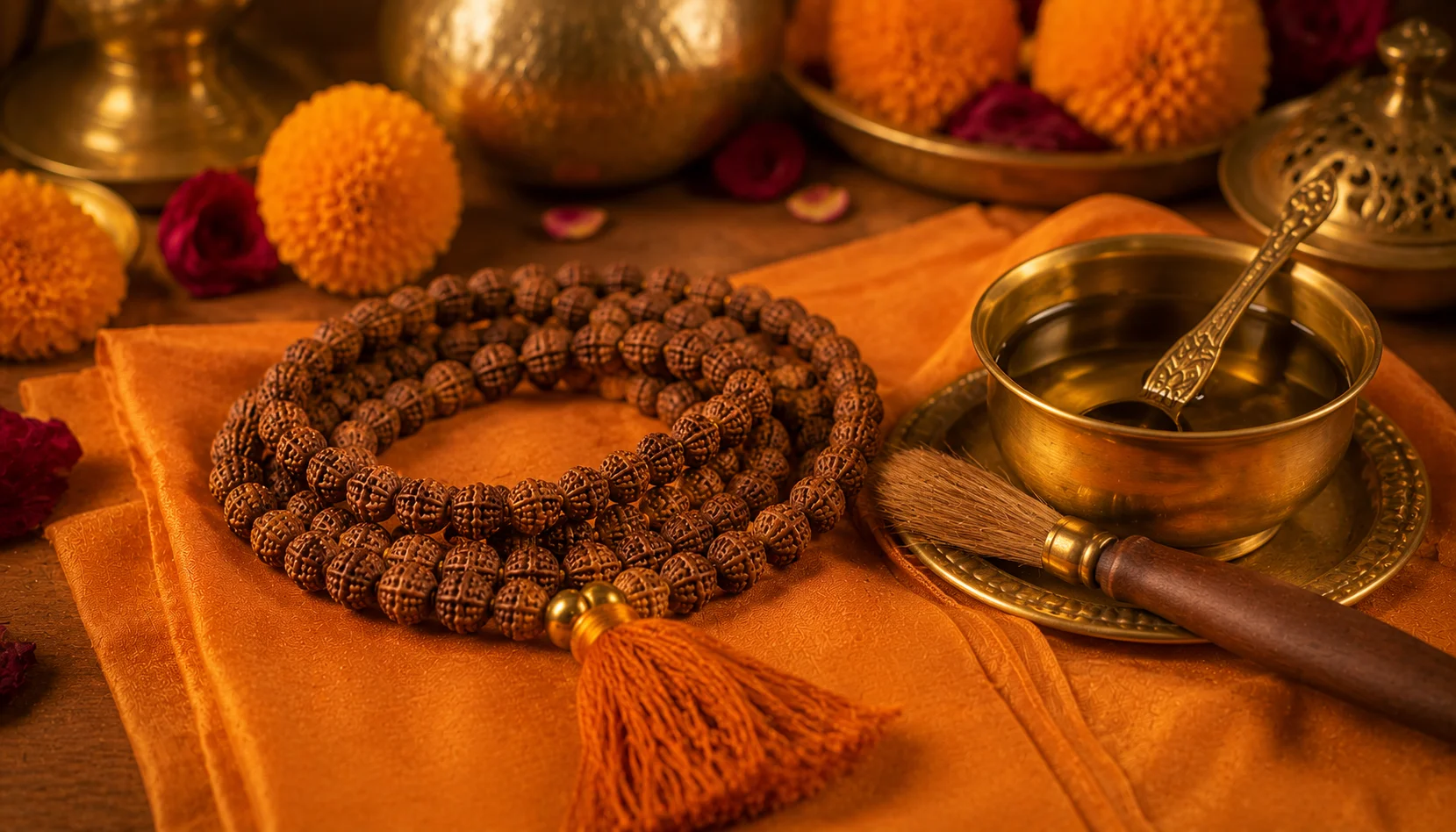 How to Clean, Oil, and Maintain a Rudraksha Mala at Home