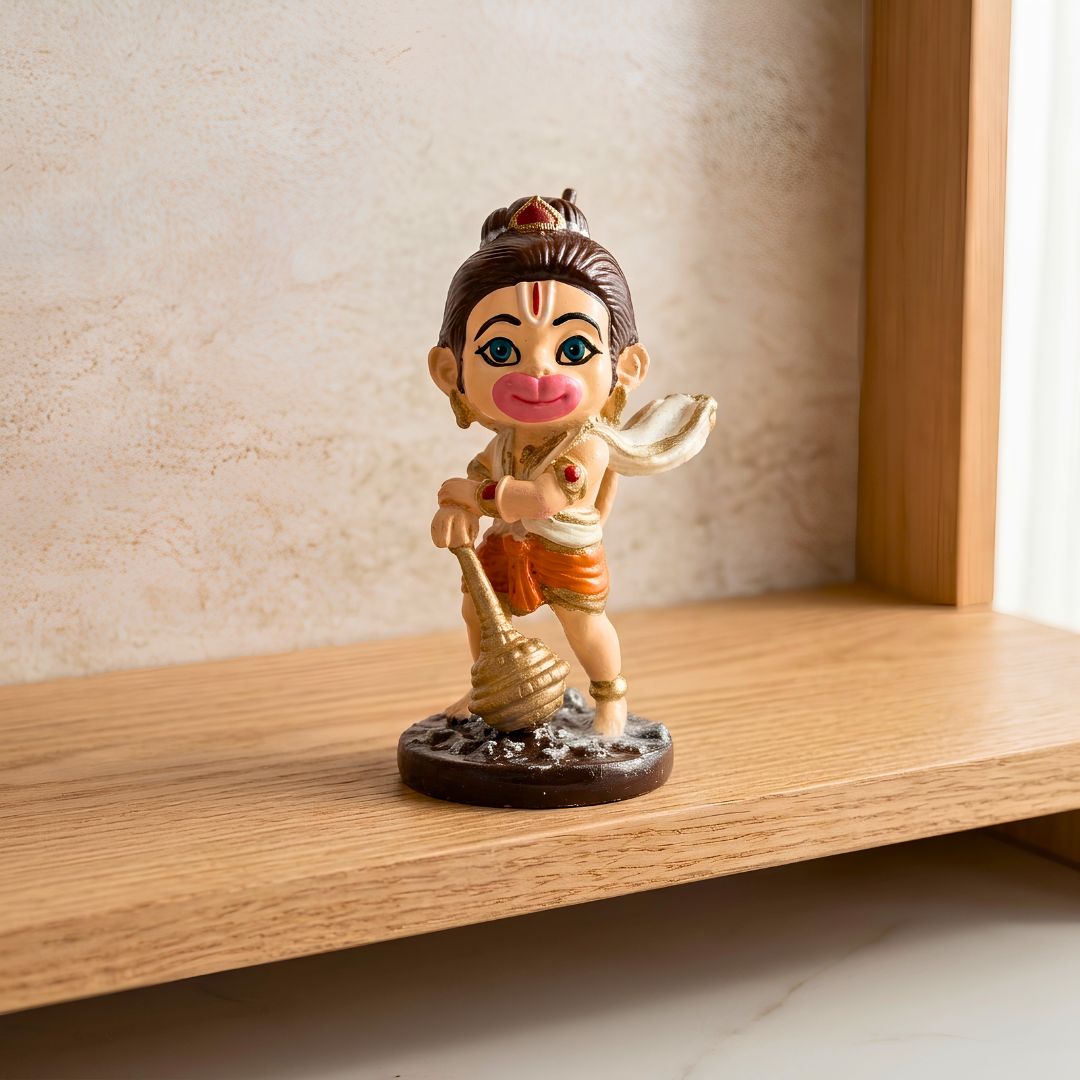 Bal Hanuman Idol – Child Hanuman Statue for Courage, Strength & Divine Protection — Statues