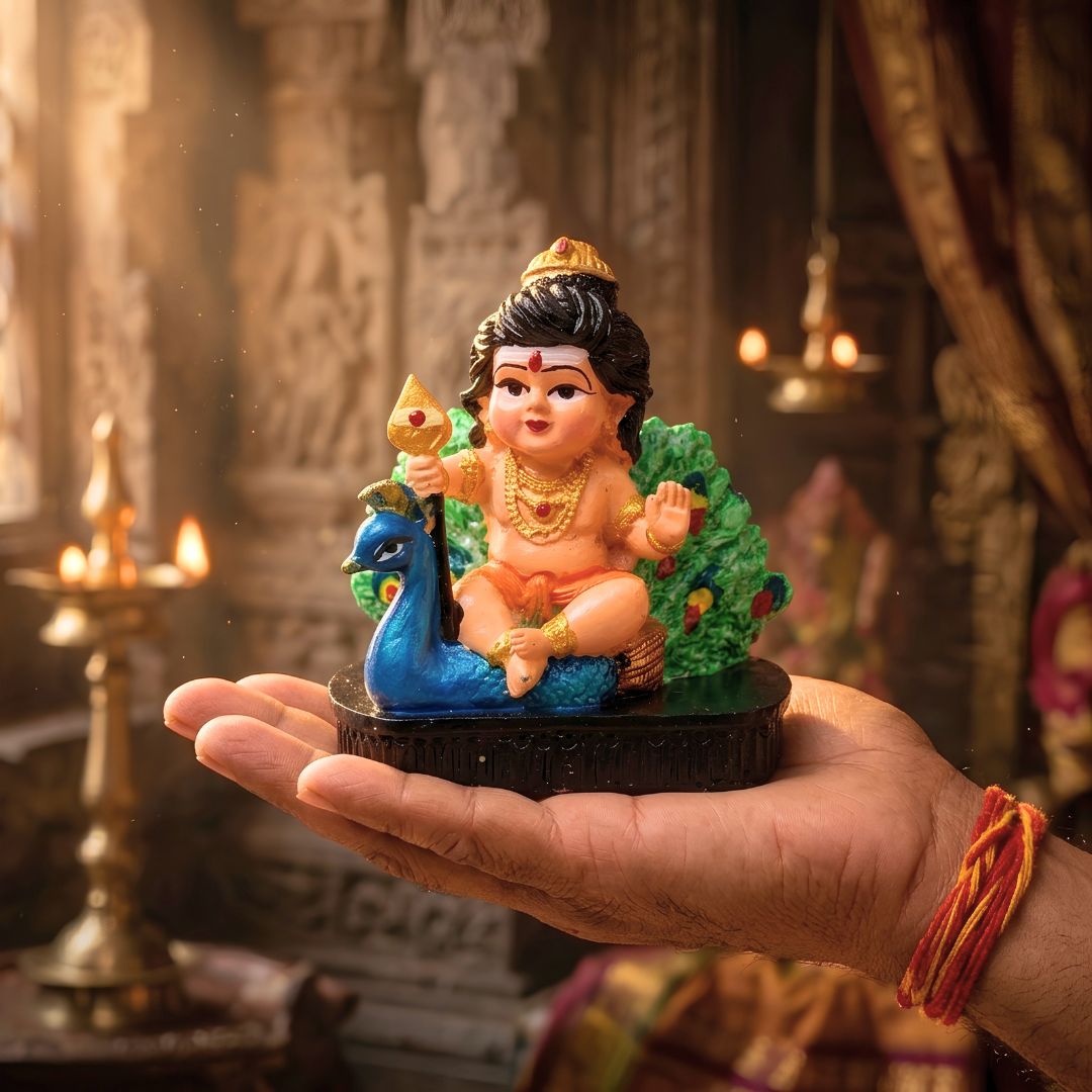 Bala Subramanya (Color) | Kumara Idol | Best for Newborns — Statues
