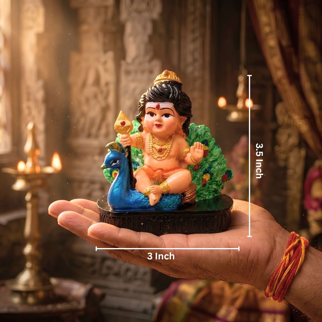 Bala Subramanya (Color) | Kumara Idol | Best for Newborns — Statues