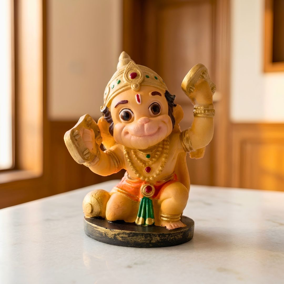 Little Bal Hanuman Playing Manjira/Kartal Idol